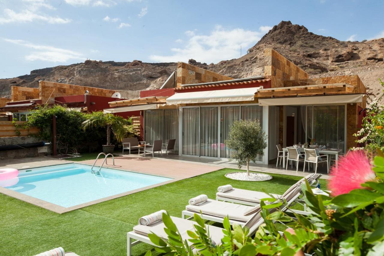 Elle Ocean Villa Gran Canaria Heated Pool Wifi Amadores Eksteriør billede