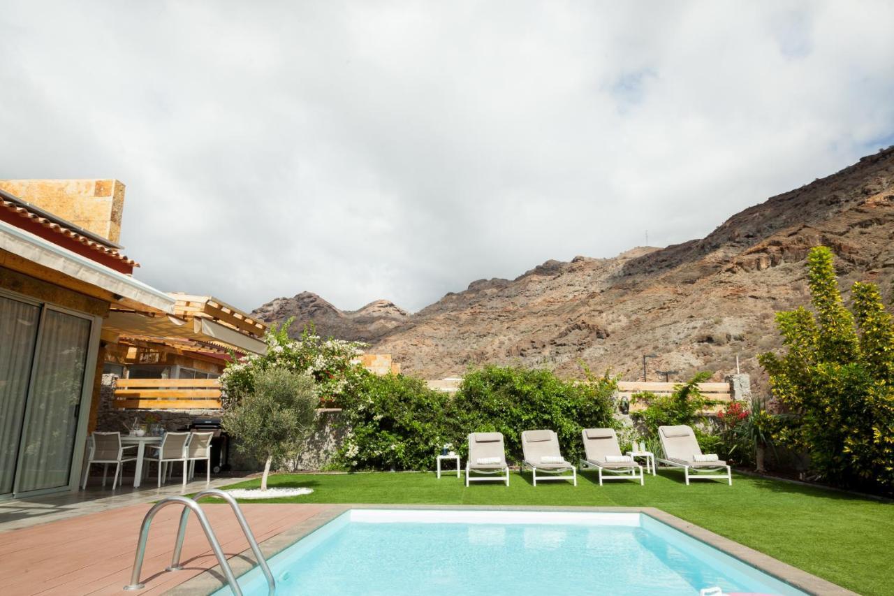 Elle Ocean Villa Gran Canaria Heated Pool Wifi Amadores Eksteriør billede